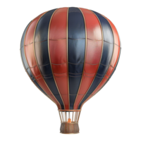 AI generated 3D Rendering of a Air Balloon on Transparent Background - Ai Generated png