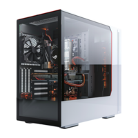 AI generated 3D Rendering of a Gaming PC on Transparent Background - Ai Generated png