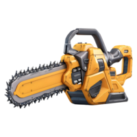 AI generated 3D Rendering of a Chainsaw on Transparent Background - Ai Generated png