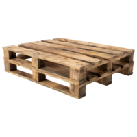 AI generated 3D Rendering of a Wooden Rack on Transparent Background - Ai Generated png