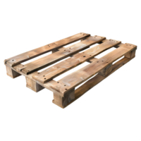 ai generato 3d interpretazione di un' di legno cremagliera su trasparente sfondo - ai generato png