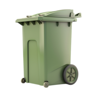 AI generated 3D Rendering of a Street Dust Bin on Transparent Background - Ai Generated png