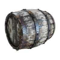 AI generated 3D Rendering of a Wine Barrel on Transparent Background - Ai Generated png