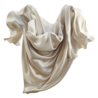 AI generated 3D Rendering of a Silk Cloth on Transparent Background - Ai Generated png