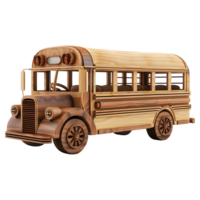 AI generated 3D Rendering of a Cardboard Vehicle Toy on Transparent Background - Ai Generated png