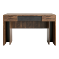 AI generated 3D Rendering of a Wooden Stylish Table on Transparent Background - Ai Generated png