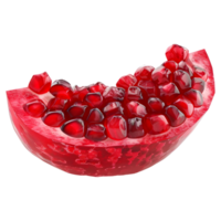 AI generated 3D Rendering of a Pomegranate on Transparent Background - Ai Generated png