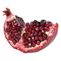 AI generated 3D Rendering of a Pomegranate on Transparent Background - Ai Generated png