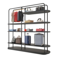 AI generated 3D Rendering of a Shelf in a Home on Transparent Background - Ai Generated png