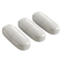 AI generated 3D Rendering of a Medicine Tablets or Pills on Transparent Background - Ai Generated png