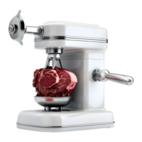 AI generated 3D Rendering of a Beef Cutting Machine on Transparent Background - Ai Generated png