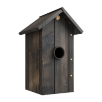 AI generated 3D Rendering of a Sparrow Wooden Small House on Transparent Background - Ai Generated png