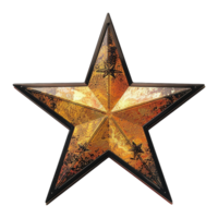 AI generated Sticker of a Star On a Transparent Background - Ai Generated png