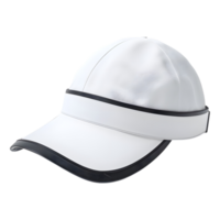 ai généré 3d le rendu de une le golf casquette sur transparent Contexte - ai généré png