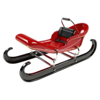 AI generated 3D Rendering of a Sledge on Transparent Background - Ai Generated png