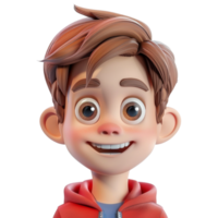 AI generated 3D Rendering of a Toddler Boy Standing and Smiling on Transparent Background - Ai Generated png