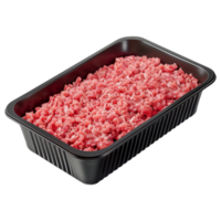 AI generated 3D Rendering of a Raw Beef Grind Meat on Transparent Background - Ai Generated png