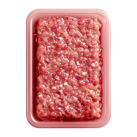 AI generated 3D Rendering of a Raw Beef Grind Meat on Transparent Background - Ai Generated png