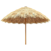 AI generated 3D Rendering of a Palm Tree Umbrella Hat on Transparent Background - Ai Generated png