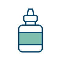eye drops icon vector design template in white background