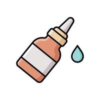 eye drops icon vector design template in white background