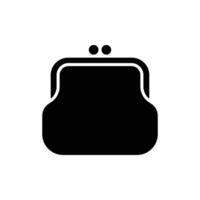 purse icon vector design template in white background