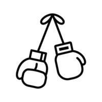 boxing glove icon vector design template in white background