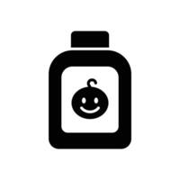 baby powder icon vector design template in white background