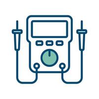 multimeter icon vector design template in white background