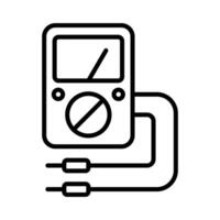 multimeter icon vector design template in white background