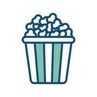 pop corn icon vector design template in white background