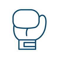 boxing glove icon vector design template in white background