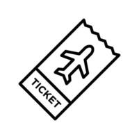 ticket icon vector design template in white background