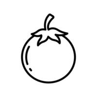 tomato icon vector design template in white background