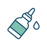 eye drops icon vector design template in white background
