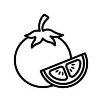 tomate icono vector diseño modelo en blanco antecedentes