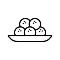 meatballs icon vector design template simple and clean