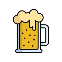 beer icon vector design template in white background