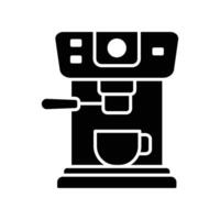 coffee maker icon vector design template in white background