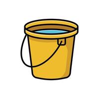 bucket icon vector design template in white background