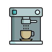 coffee maker icon vector design template in white background