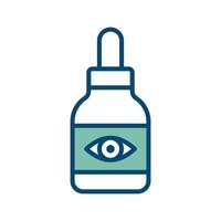eye drops icon vector design template in white background