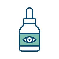 eye drops icon vector design template in white background