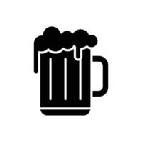 cerveza icono vector diseño modelo en blanco antecedentes