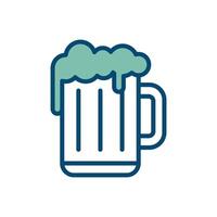 beer icon vector design template in white background