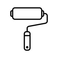 paint roller icon vector design template in white background