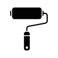 paint roller icon vector design template in white background