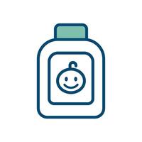 baby powder icon vector design template in white background