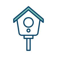 bird house icon vector design template in white background