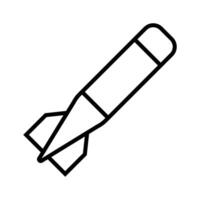 torpedo icon vector design template in white background